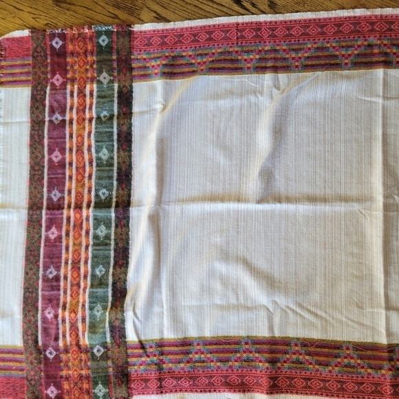 Aztec Handmade Large Throw Blanket Scarf Tablecloth Western Fabric Rare 84"×41" - Picture 5 of 17